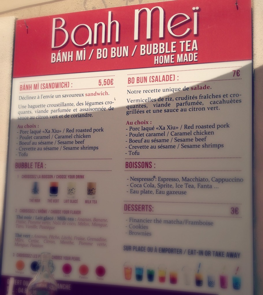 Banh Mei, manger viet à Nice !