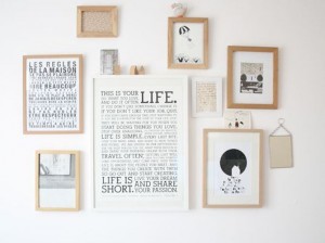 cadre mur blanc blog lifestyle marseille